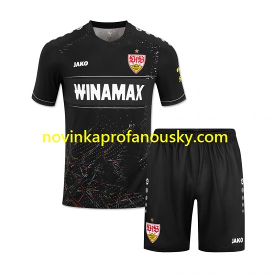 VfB Stuttgart Dres Alternativní Fotbalové Dresy pro Děti 2024-2025 Krátký rukáv
