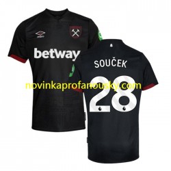 West Ham United Dres SOUCEK 28 Venkovní Fotbalové Dresy pro Muže 2024-2025 Krátký rukáv