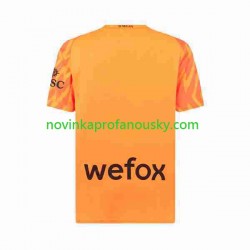 AC Milán Dres Brankářské Venkovní Fotbalové Dresy pro Muže 2023-2024 Krátký rukáv