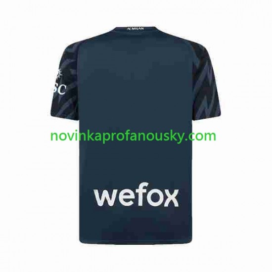 AC Milán Dres Brankářské Alternativní Fotbalové Dresy pro Muže 2023-2024 Krátký rukáv