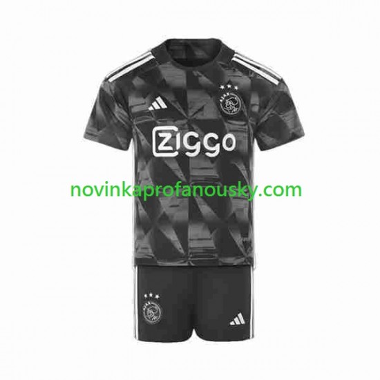 AFC Ajax Dres Alternativní Fotbalové Dresy pro Děti 2023-2024 Krátký rukáv