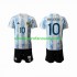 Argentina Dres Maradona 10 2020-2021 Domácí Fotbalové Dresy pro Děti Krátký rukáv