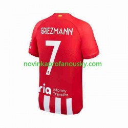 Atlético Madrid Dres 2 Antoine Griezmann 7 Domácí Fotbalové Dresy pro Muže 2023-2024 Krátký rukáv