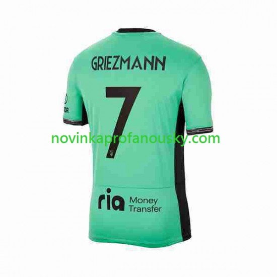 Atlético Madrid Dres 2 Antoine Griezmann 7 Alternativní Fotbalové Dresy pro Muže 2023-2024 Krátký rukáv