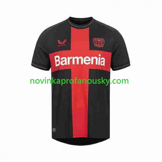 Bayer 04 Leverkusen Dres Domácí Fotbalové Dresy pro Muže 2023-2024 Krátký rukáv