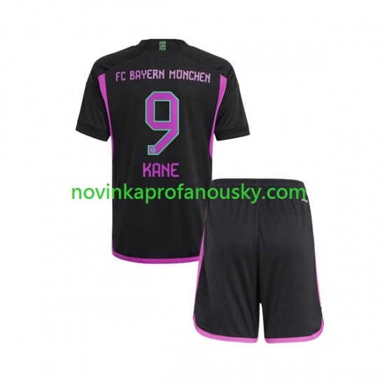 FC Bayern Mnichov Dres Harry Kane 9 Venkovní Fotbalové Dresy pro Děti 2023-2024 Krátký rukáv