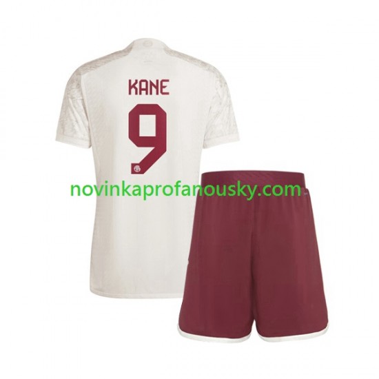 FC Bayern Mnichov Dres Harry Kane 9 Alternativní Fotbalové Dresy pro Děti 2023-2024 Krátký rukáv