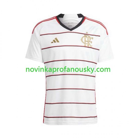 CR Flamengo Dres Venkovní Fotbalové Dresy pro Muže 2023-2024 Krátký rukáv