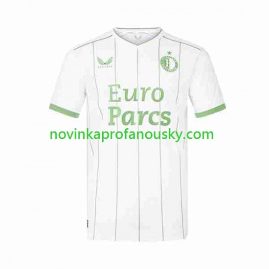 Feyenoord Rotterdam Dres Alternativní Fotbalové Dresy pro Muže 2023-2024 Krátký rukáv