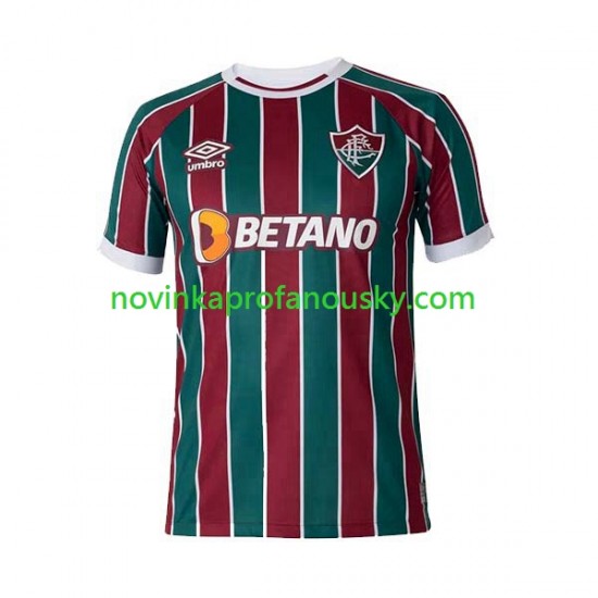 Fluminense Dres Domácí Fotbalové Dresy pro Muže 2023-2024 Krátký rukáv