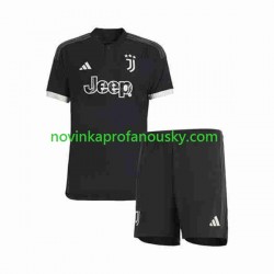 Juventus Dres Alternativní Fotbalové Dresy pro Děti 2023-2024 Krátký rukáv