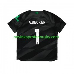 Liverpool Dres A.Becker 1 Brankářské Venkovní Fotbalové Dresy pro Muže 2023-2024 Krátký rukáv