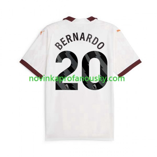 Manchester City Dres Bernardo Silva 20 Venkovní Fotbalové Dresy pro Muže 2023-2024 Krátký rukáv