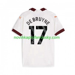 Manchester City Dres Kevin De Bruyne 17 Venkovní Fotbalové Dresy pro Muže 2023-2024 Krátký rukáv