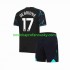Manchester City Dres Kevin De Bruyne 17 Alternativní Fotbalové Dresy pro Děti 2023-2024 Krátký rukáv