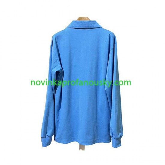 SSC Neapol Dres 1987 1988 Retro Domácí Fotbalové Dresy pro Muže Dlouhý rukáv