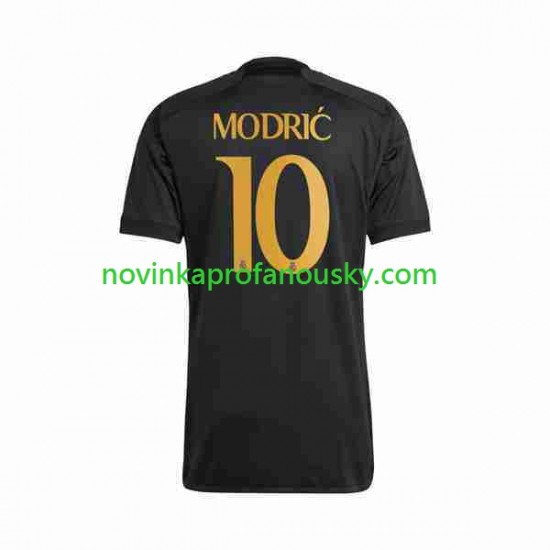 Real Madrid Dres Modrić Luka 10 Alternativní Fotbalové Dresy pro Muže 2023-2024 Krátký rukáv