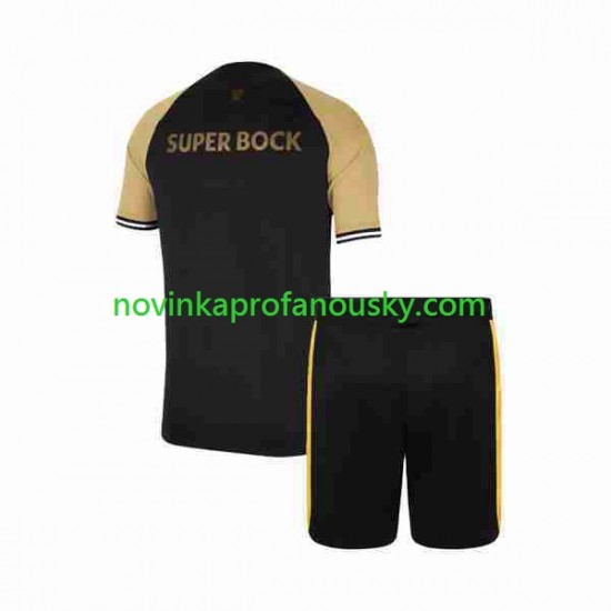 Sporting CP Dres Alternativní Fotbalové Dresy pro Děti 2023-2024 Krátký rukáv