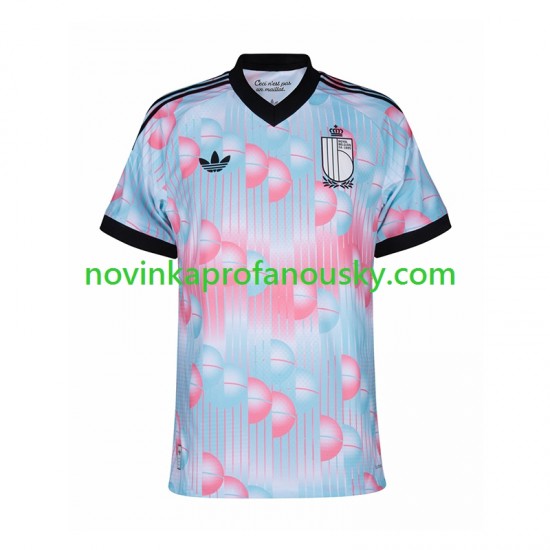 Belgie Dres Venkovní Fotbalové Dresy pro Muže MS ve fotbale 2026 Krátký rukáv