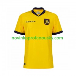 Ekvádor Dres Domácí Fotbalové Dresy pro Muže MS ve fotbale 2026 Krátký rukáv