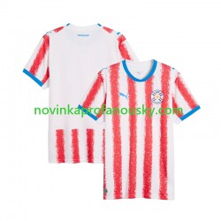 Dres Paraguay Domácí Fotbalové Dresy pro Muže MS ve fotbale 2026 Krátký rukáv