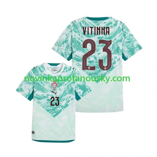 Portugalsko Dres Vitinha 23 Venkovní Fotbalové Dresy pro Muže MS ve fotbale 2026 Krátký rukáv
