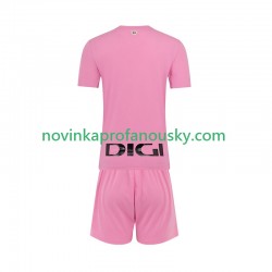 Athletic Bilbao Dres Brankářské Venkovní Fotbalové Dresy pro Děti 2025-2026 Krátký rukáv