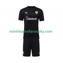 Athletic Bilbao Dres Brankářské Domácí Fotbalové Dresy pro Děti 2025-2026 Krátký rukáv