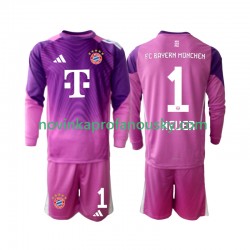 FC Bayern Mnichov Dres Manuel Neuer 1 Brankářské Čtvrtý Fotbalové Dresy pro Děti 2025-2026 Dlouhý rukáv