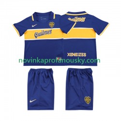 CA Boca Juniors Dres 1996 1997 Retro Domácí Fotbalové Dresy pro Děti Krátký rukáv