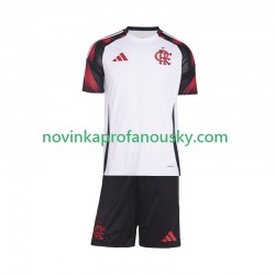 CR Flamengo Dres Venkovní Fotbalové Dresy pro Děti 2025-2026 Krátký rukáv