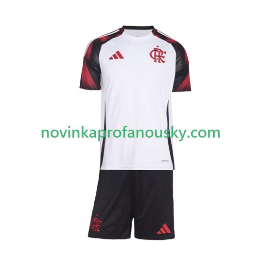CR Flamengo Dres Venkovní Fotbalové Dresy pro Děti 2025-2026 Krátký rukáv