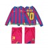 FC Barcelona Dres Lionel Messi 10 2005 Retro Domácí Fotbalové Dresy pro Děti 2006 Dlouhý rukáv