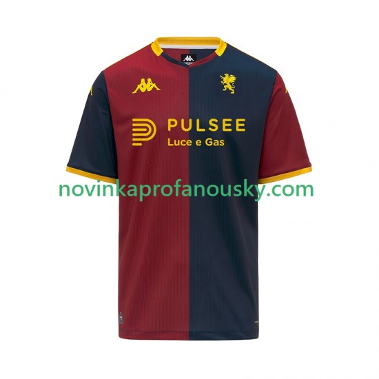 Genoa Dres Domácí Fotbalové Dresy pro Muže 2025-2026 Krátký rukáv