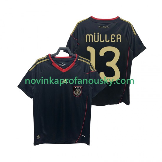 Německo Dres MULLER 13 Retro Venkovní Fotbalové Dresy pro Muže 2010 Krátký rukáv