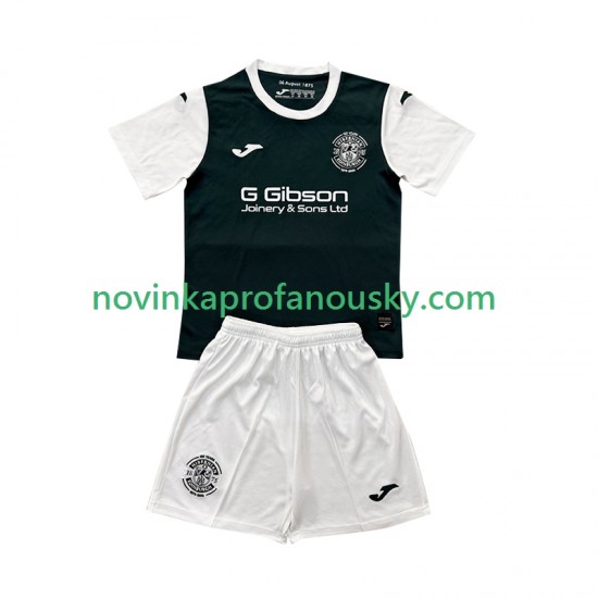 Hibernian Dres Domácí Fotbalové Dresy pro Děti 2025-2026 Krátký rukáv