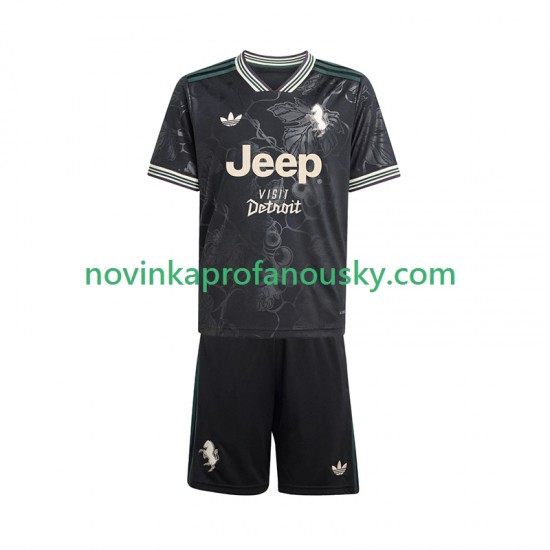 Juventus Dres Alternativní Fotbalové Dresy pro Děti 2025-2026 Krátký rukáv