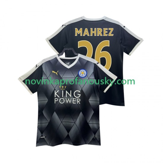 Leicester City Dres MAHREZ 26 2014 2015 Retro Venkovní Fotbalové Dresy pro Muže Krátký rukáv