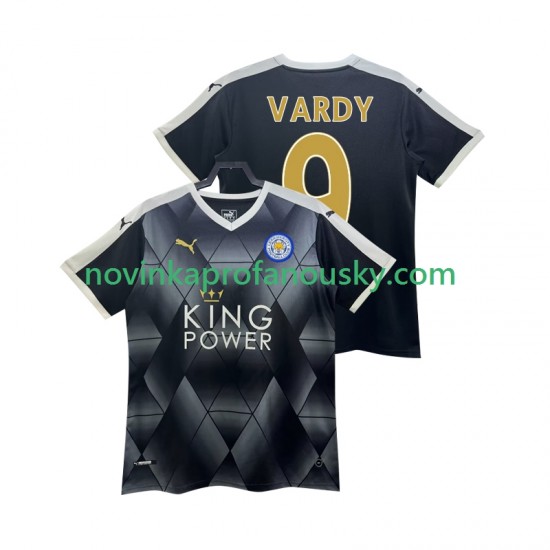 Leicester City Dres VARDY 9 2014 2015 Retro Venkovní Fotbalové Dresy pro Muže Krátký rukáv