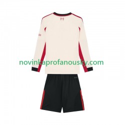 Liverpool Dres Venkovní Fotbalové Dresy pro Děti 2025-2026 Dlouhý rukáv