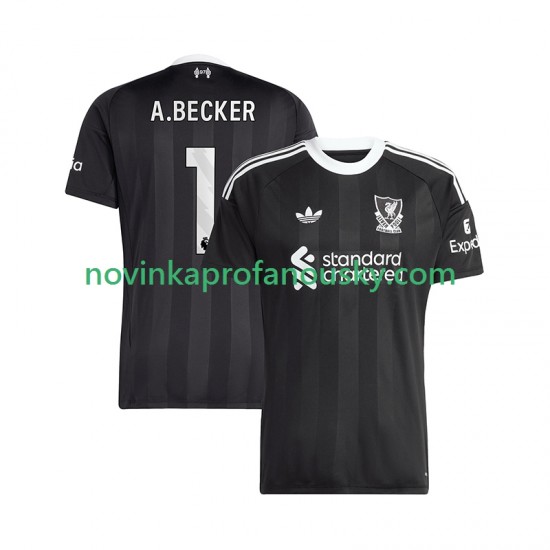 Liverpool Dres Alisson Becker 1 Brankářské Čtvrtý Fotbalové Dresy pro Muže 2025-2026 Krátký rukáv
