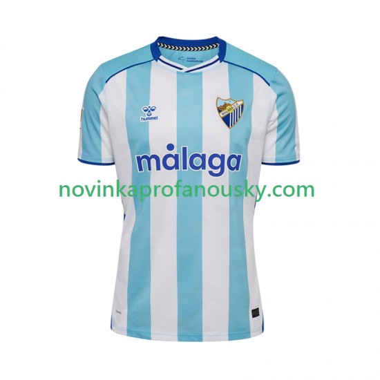 Málaga CF Dres Domácí Fotbalové Dresy pro Muže 2025-2026 Krátký rukáv