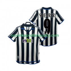 Newcastle United Dres SHEARER 9 2000 2001 Retro Domácí Fotbalové Dresy pro Muže Krátký rukáv