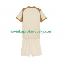 RC Lens Dres Alternativní Fotbalové Dresy pro Děti 2025-2026 Krátký rukáv