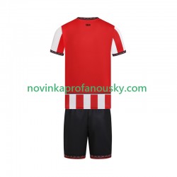 Sheffield United Dres Domácí Fotbalové Dresy pro Děti 2025-2026 Krátký rukáv