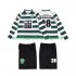 Sporting CP Dres Cristiano Ronaldo 28 2001 2003 Retro Domácí Fotbalové Dresy pro Děti Dlouhý rukáv