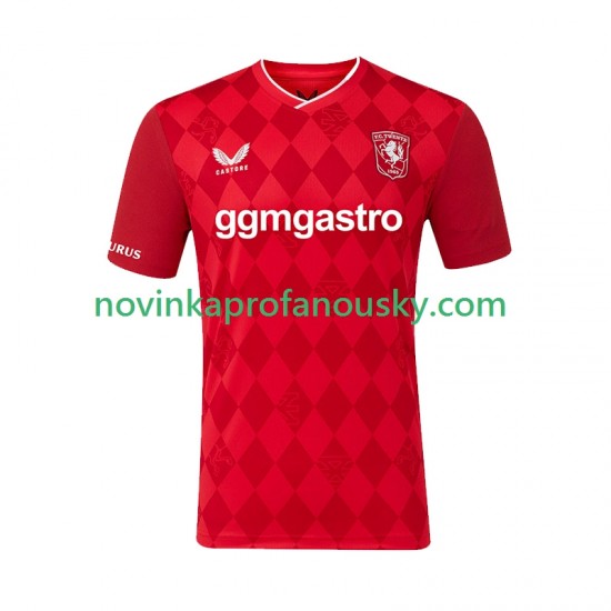 Twente Dres Domácí Fotbalové Dresy pro Muže 2025-2026 Krátký rukáv