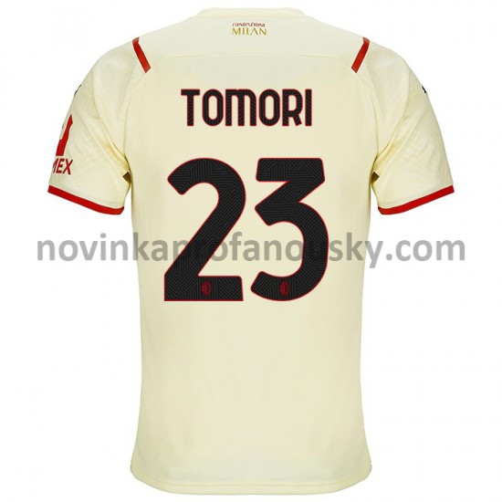 AC Milán Dres Fikayo Tomori 23 Venkovní Fotbalové Dresy pro Muže 2021-2022