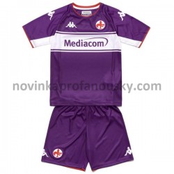 ACF Fiorentina Dres Domácí Fotbalové Dresy pro Děti 2021-2022