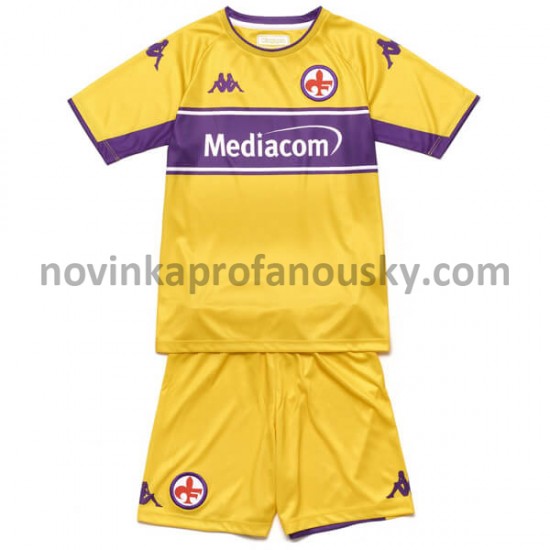 ACF Fiorentina Dres Alternativní Fotbalové Dresy pro Děti 2021-2022